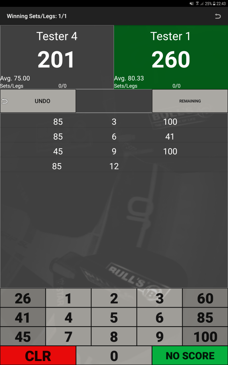 My Darts Tournament